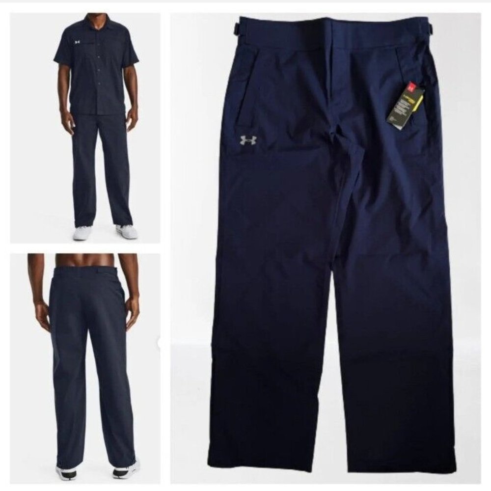 New- Men’s Under Armour Storm Proof Loose Waterproof Rain Pants •Size  XXXL